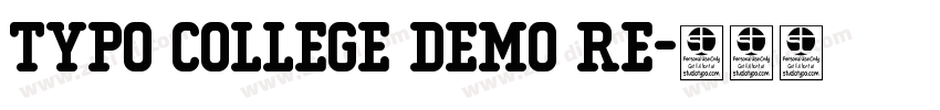 Typo College Demo Re字体转换